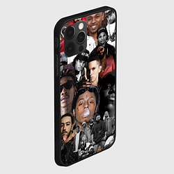 Чехол для iPhone 12 Pro Короли Рэпа KING RAP, цвет: 3D-черный — фото 2