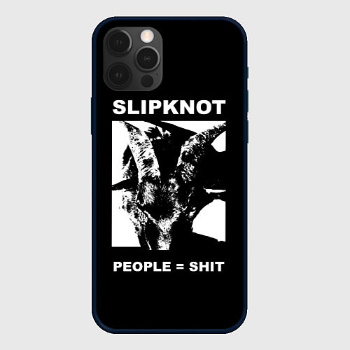 Чехол iPhone 12 Pro People shit / 3D-Черный – фото 1