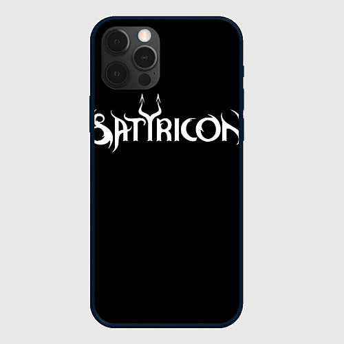 Чехол iPhone 12 Pro Satyricon / 3D-Черный – фото 1