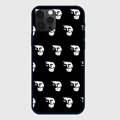 Чехол iPhone 12 Pro Dark trollface / 3D-Черный – фото 1