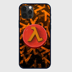 Чехол iPhone 12 Pro ЛОГО КНОПКА HALF-LIFE Z