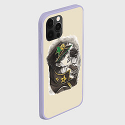 Чехол для iPhone 12 Pro Jotaro Kujo, цвет: 3D-светло-сиреневый — фото 2