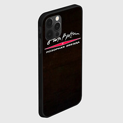 Чехол для iPhone 12 Pro Агата Кристи ПОЗОРНАЯ ЗВЕЗДА, цвет: 3D-черный — фото 2