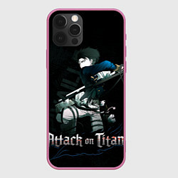 Чехол iPhone 12 Pro Леви Аккерман Атака на титанов