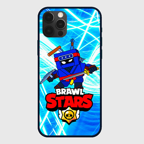 Чехол iPhone 12 Pro Ninja Ash Ниндзя Эш, Brawl Stars / 3D-Черный – фото 1