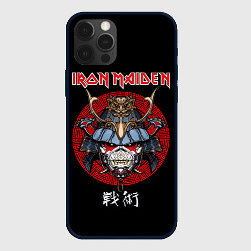 Чехол iPhone 12 Pro Iron Maiden, Senjutsu / 3D-Черный – фото 1