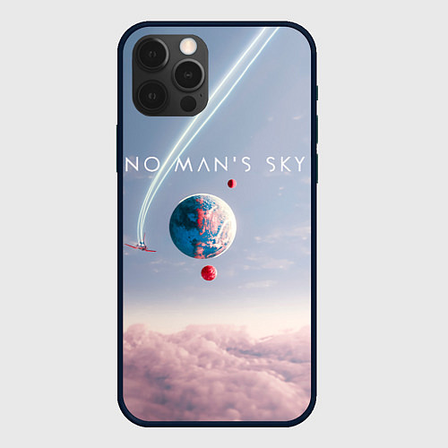 Чехол iPhone 12 Pro No mans sky / 3D-Черный – фото 1