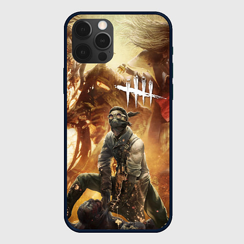 Чехол iPhone 12 Pro Dead by Daylight убийцы / 3D-Черный – фото 1