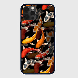Чехол iPhone 12 Pro Карпы кои Японские карпы