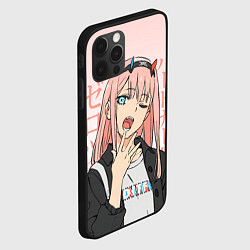 Чехол для iPhone 12 Pro Zero Two Darling in the Franxx, цвет: 3D-черный — фото 2