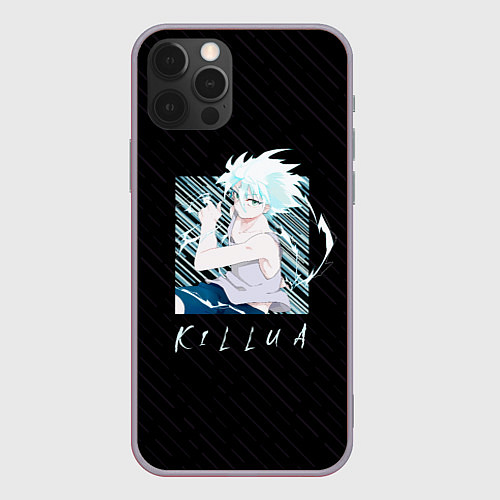 Чехол iPhone 12 Pro Киллуа Охотник x охотник / 3D-Серый – фото 1