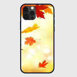 Чехол для iPhone 12 Pro ПАДАЮЩИЙ КЛЕН ОСЕННЯЯ Z, цвет: 3D-черный