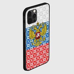 Чехол для iPhone 12 Pro Россия Алатырь, цвет: 3D-черный — фото 2