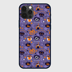 Чехол для iPhone 12 Pro Хэллоуин, цвет: 3D-черный