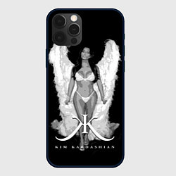 Чехол для iPhone 12 Pro Ким Кардашьян, цвет: 3D-черный