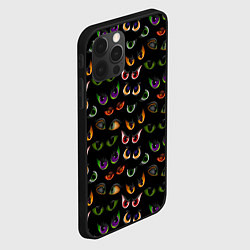 Чехол для iPhone 12 Pro Звериный Взгляд, цвет: 3D-черный — фото 2