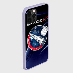Чехол для iPhone 12 Pro Space X, цвет: 3D-светло-сиреневый — фото 2