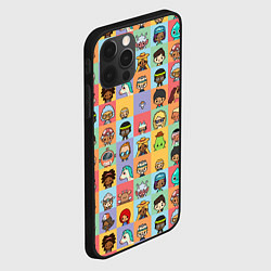 Чехол для iPhone 12 Pro Toca Life Worl, цвет: 3D-черный — фото 2