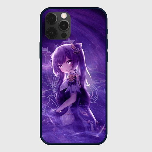 Чехол iPhone 12 Pro Кэ Цин в сиреневом тумане / 3D-Черный – фото 1