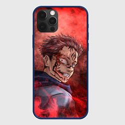 Чехол для iPhone 12 Pro Itadori Yuji Магическая битва, цвет: 3D-тёмно-синий