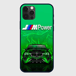 Чехол для iPhone 12 Pro BMW GREEN STYLE, цвет: 3D-черный