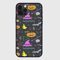 Чехол для iPhone 12 Pro Уютный Halloween, цвет: 3D-черный