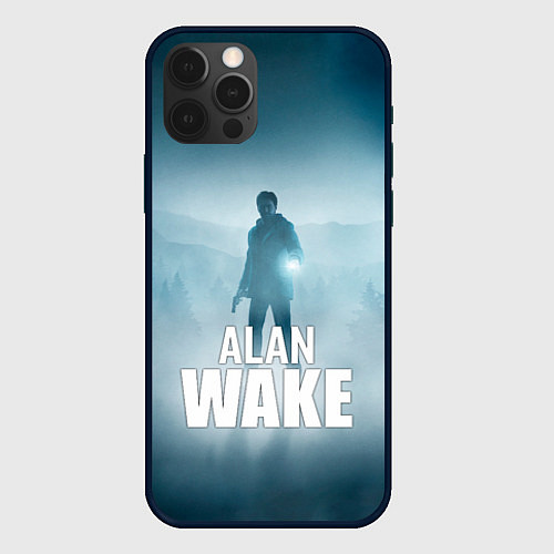 Чехол iPhone 12 Pro Alan Wake Video Game Art / 3D-Черный – фото 1