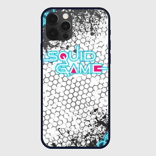 Чехол iPhone 12 Pro Игра в кальмара / 3D-Черный – фото 1