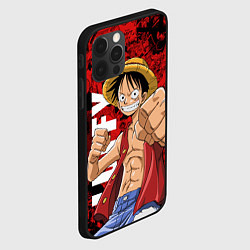 Чехол для iPhone 12 Pro Манки Д Луффи, One Piece, цвет: 3D-черный — фото 2