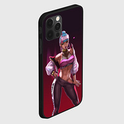 Чехол для iPhone 12 Pro League of Legends Qiyana, цвет: 3D-черный — фото 2