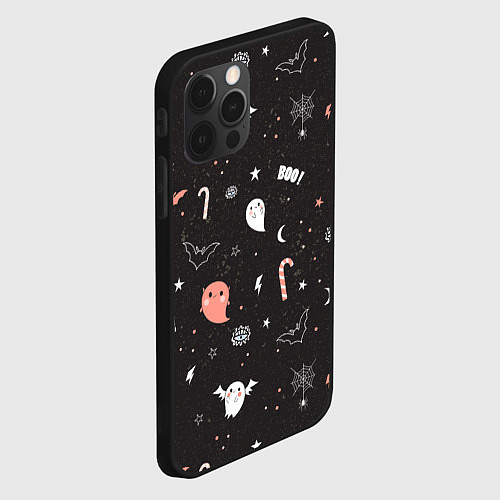 Чехол iPhone 12 Pro Halloween Dark / 3D-Черный – фото 2