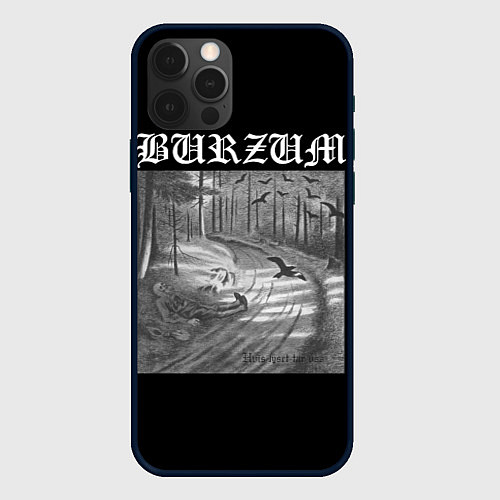 Чехол iPhone 12 Pro Burzum Hvis lyset tar oss / 3D-Черный – фото 1