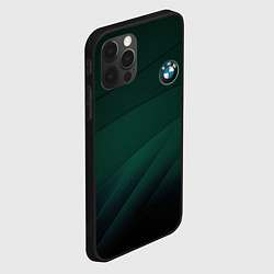 Чехол для iPhone 12 Pro GREEN BMW, цвет: 3D-черный — фото 2