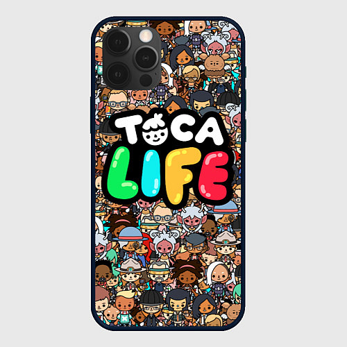 Чехол iPhone 12 Pro Toca Life / 3D-Черный – фото 1