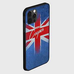 Чехол для iPhone 12 Pro Mini cooper Великобритания, цвет: 3D-черный — фото 2