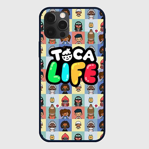 Чехол iPhone 12 Pro Toca Life / 3D-Черный – фото 1