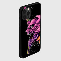 Чехол для iPhone 12 Pro Evangelion Eva 01, цвет: 3D-черный — фото 2