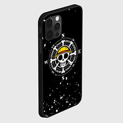 Чехол для iPhone 12 Pro ONE PIECE ВАН ПИС ЧЕРЕП БРЫЗГИ КРАСОК, цвет: 3D-черный — фото 2