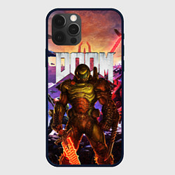 Чехол iPhone 12 Pro DOOM ETERNAL ДУМ БИТВА В АДУ