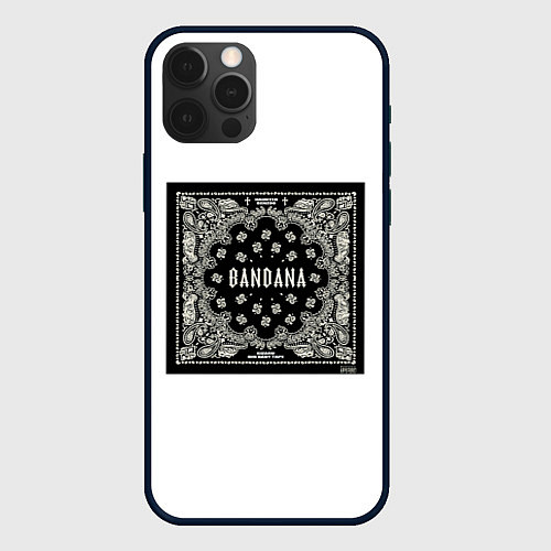 Чехол iPhone 12 Pro KIZARU BANDANA / 3D-Черный – фото 1