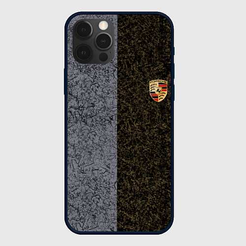 Чехол iPhone 12 Pro Полярность металлических цветов / 3D-Черный – фото 1