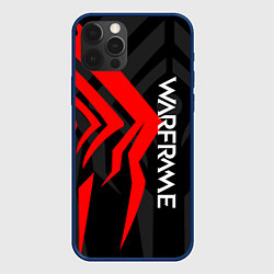 Чехол для iPhone 12 Pro WAFRAME STALKER LOGO RED ВАРФРЕЙМ СТАЛКЕР, цвет: 3D-тёмно-синий