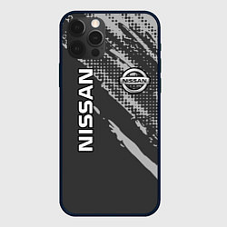Чехол для iPhone 12 Pro Nissan Car Ниссан, цвет: 3D-черный