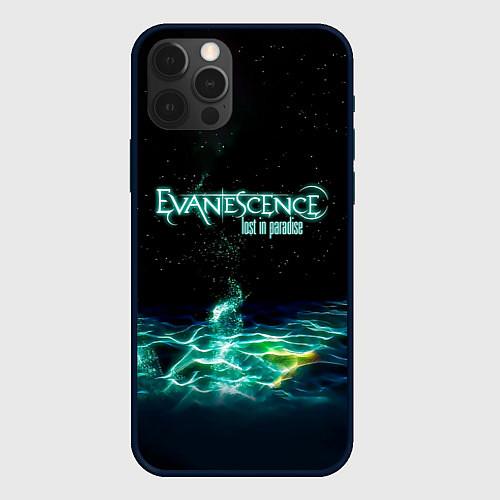 Чехол iPhone 12 Pro Evanescence lost in paradise / 3D-Черный – фото 1