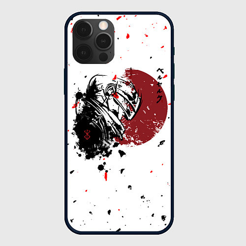 Чехол iPhone 12 Pro Berserk Берсерк / 3D-Черный – фото 1