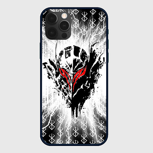 Чехол iPhone 12 Pro Берсерк Berserk / 3D-Черный – фото 1