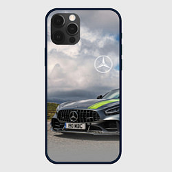 Чехол для iPhone 12 Pro Mercedes V8 Biturbo Racing Team AMG, цвет: 3D-черный