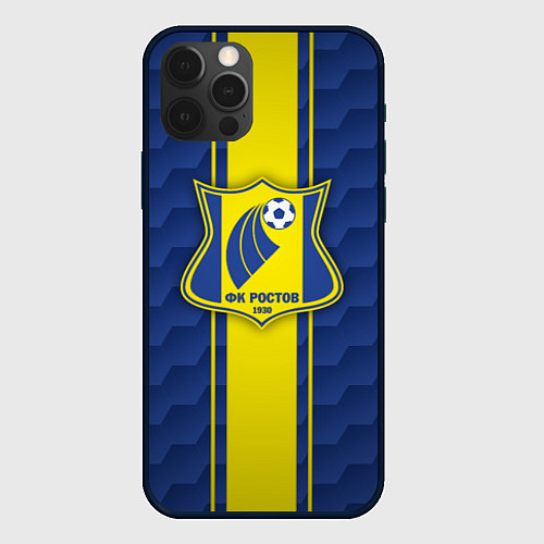 Чехол iPhone 12 Pro ФК Ростов / 3D-Черный – фото 1