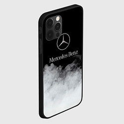 Чехол для iPhone 12 Pro Mercedes-Benz Облака, цвет: 3D-черный — фото 2