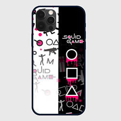 Чехол iPhone 12 Pro Игра в кальмара: Узор
